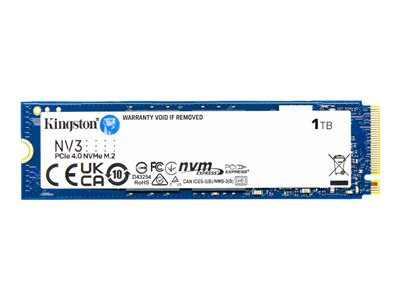 Kingston NV3 - SSD - 1 To - interne - M.2 2280 - PCIe 4.0 x4 (NVMe)
