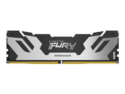 Kingston FURY Renegade - DDR5 - module - 48 Go - DIMM 288 broches - 6400 MT/s / PC5-51200 - CL32 - 1.4 V - mémoire sans tampon - non ECC - noir, argent