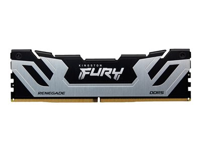 Kingston FURY Renegade - DDR5 - module - 24 Go - DIMM 288 broches - 4200 MHz / PC5-67200 - CL40 - 1.45 V - mémoire sans tampon - on-die ECC - noir et argent