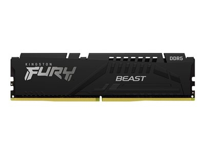 Kingston FURY Beast - DDR5 - module - 32 Go - DIMM 288 broches - 5200 MHz / PC5-41600 - CL40 - 1.25 V - mémoire sans tampon - on-die ECC