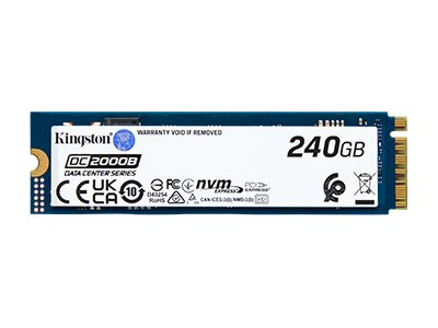 Kingston DC2000B - SSD - Enterprise - 240 Go - interne - M.2 2280 - PCIe 4.0 x4 (NVMe)