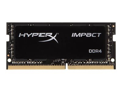 HyperX Impact - DDR4 - module - 8 Go - SO DIMM 260 broches - 2666 MHz / PC4-21300 - CL15 - 1.2 V - mémoire sans tampon - non ECC - noir