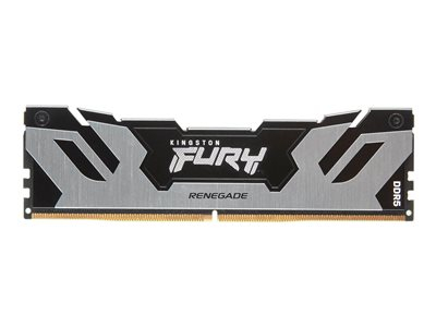 Kingston FURY Renegade - DDR5 - module - 24 Go: 1 x 24 Go - DIMM 288 broches - 7200 MT/s / PC5-57600 - CL38 - 1.1 V - mémoire sans tampon - on-die ECC - noir, argent