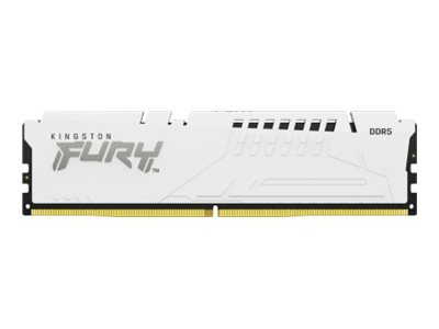 Kingston FURY Beast - DDR5 - module - 32 Go - DIMM 288 broches - 5200 MT/s / PC5-41600 - CL40 - 1.25 V - mémoire sans tampon - on-die ECC - blanc