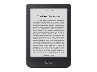 Kobo Clara BW - Lecteur eBook - 16 Go - 6" E Ink Carta 1300 (1448 x 1072) - écran tactile - Wi-Fi 5, Bluetooth