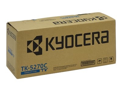 Kyocera TK 5270C - Cyan - original - kit toner - pour ECOSYS M6230, M6630, P6230