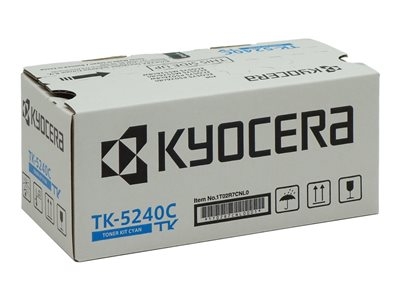Kyocera TK 5240C - Cyan - original - cartouche de toner - pour ECOSYS M5526, P5026