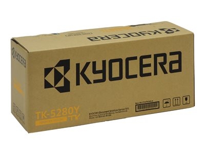 Kyocera TK 5280Y - Jaune - original - kit toner - pour ECOSYS M6235cidn, M6235CIDN/KL3, M6635cidn, M6635CIDN/KL3, P6235cdn, P6235CDN/KL3