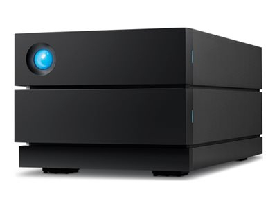 LaCie 2big RAID STHJ48000800 - Baie de disques - 48 To - 2 Baies (SATA-600) - HDD 24 To x 2 - USB 3.2 Gen 2 (externe) - avec Plan de service de récupération des données d'une durée de 5 ans