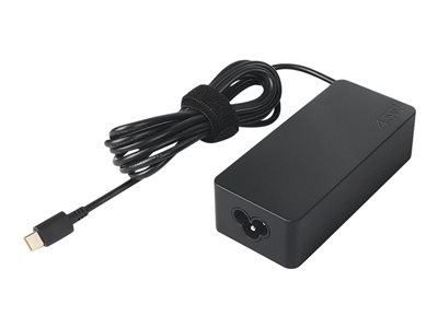 Lenovo 45W Standard AC Adapter (USB Type-C) - Adaptateur secteur - CA 100-240 V - 45 Watt - pour Lenovo 100e (1st/2nd Gen); 14e; 14w; 300e (1st/2nd Gen); 500e (2nd Gen); ThinkBook 13s-IML; 14s-IML; ThinkPad 11e/Yoga (4th/5th Gen); A285; A485; E14; E15; E490/s; E495; E590; E595; L13/Yoga; L390/Yoga; P43s; P53s; T490/s; T495/s; T590; X1 Carbon (6th/7th Gen); X1 Yoga (3rd/4th Gen); X390/Yoga; X395