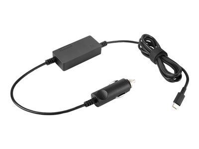 Lenovo 65W USB-C DC Travel Adapter - Adaptateur d'alimentation pour voiture - DC 12 / 24 V - 65 Watt - Campus - pour ThinkPad X1 Yoga Gen 8 21HQ