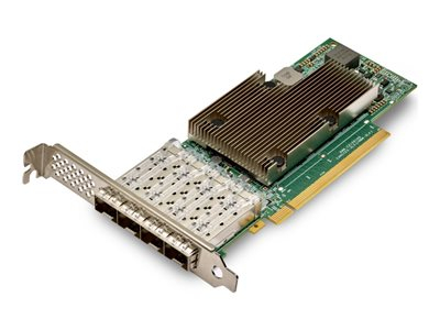 Broadcom 57504 - Adaptateur réseau - PCIe 4.0 x16 - 10/25 Gigabit SFP28 x 4