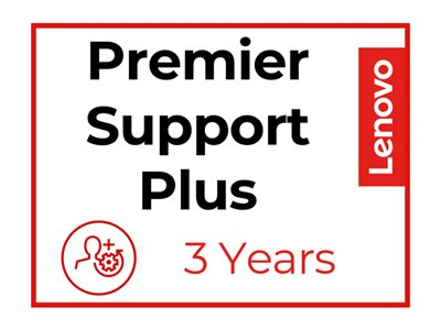 Lenovo Premier Support Plus Upgrade - Contrat de maintenance prolongé - pièces et main d'oeuvre (pour ordinateurs portables) - 3 années (à partir de la date d'achat originale de l'appareil) - sur site - temps de réponse : NBD - pour ThinkPad P14s Gen 3; P15v Gen 3; P16s Gen 1; T15p Gen 3