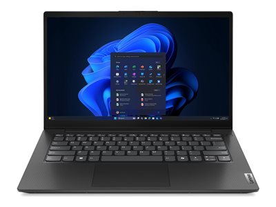 Lenovo V14 G7 IWC 83VE - AI PC - conception de charnière à 180 degrés - Intel Core 5 - 320 / jusqu'à 4.6 GHz - Win 11 Pro - Intel Graphics - 16 Go RAM - 512 Go SSD NVMe - 14" TN 1920 x 1080 (Full HD) - Gigabit Ethernet - Wi-Fi 6, Bluetooth - noir business - clavier : Anglais - Europe - avec 2 ans d'assistance au dépôt Lenovo, compensation des émissions de CO2 de 0,5 tonne (2ème génération)
