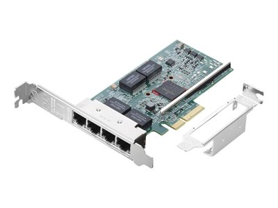 Broadcom BCM5719-4P - Adaptateur réseau - PCIe 2.1 x4 profil bas - Gigabit Ethernet x 4 - pour ThinkPad L15 Gen 4; ThinkStation P3; P360; P520; P520c; P620; P720; P920