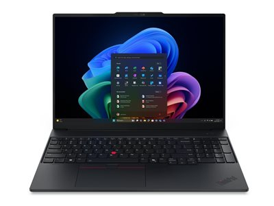 Lenovo ThinkPad E16 Gen 4 21YC - Copilot+ PC - Intel Core Ultra 7 - 355 / jusqu'à 4.7 GHz - Win 11 Pro - Intel Graphics - 16 Go RAM - 512 Go SSD TCG Opal Encryption 2, NVMe - 16" IPS 1920 x 1200 - Gigabit Ethernet - Wi-Fi 7, Bluetooth - noir - clavier : Anglais - Europe - avec 2 ans de support Lenovo Depot, compensation CO2 de 0,2 tonne (3ème génération)