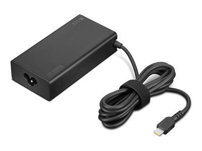 Lenovo - Adaptateur alimentation USB-C - CA 100-240 V - 100 Watt - noir