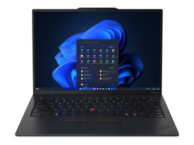 Lenovo ThinkPad X1 Carbon Gen 13 21NY - Aura Edition - AI PC - conception de charnière à 180 degrés - Intel Core Ultra 5 - 225U / jusqu'à 4.8 GHz - Evo - Win 11 Pro - Intel Graphics - 16 Go RAM - 512 Go SSD TCG Opal Encryption 2, NVMe - 14" IPS 1920 x 1200 - Wi-Fi 6E, Bluetooth - mise à niveau possible 4G/5G - peinture noire - clavier : Belge - avec 3 ans de support Lenovo Premier, compensation CO2 0,5 tonne (2e génération)