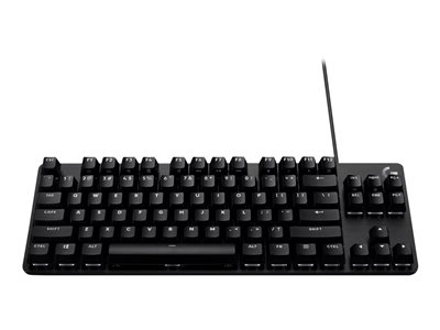 Logitech G413 TKL SE - Clavier - rétro-éclairé - USB - QWERTY - R.-U. - commutateur : Tactile - noir