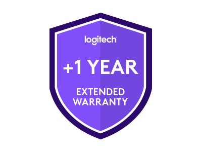 Logitech Extended Warranty - Contrat de maintenance prolongé (pour appareils de vidéoconférence) - 1 année - pour Logitech small room solution with Tap and MeetUp