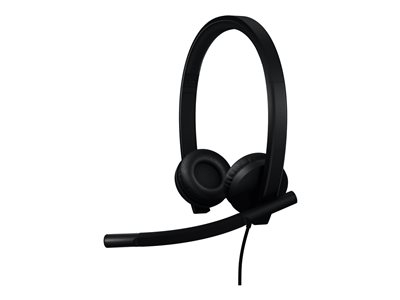 Logitech H570e - Micro-casque - sur-oreille - filaire - USB-C - Certifié pour Microsoft Teams
