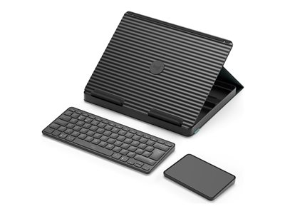 Logitech Casa Pop-Up Desk - Ensemble de clavier et pavé tactile - sans fil - Bluetooth LE - chic classique
