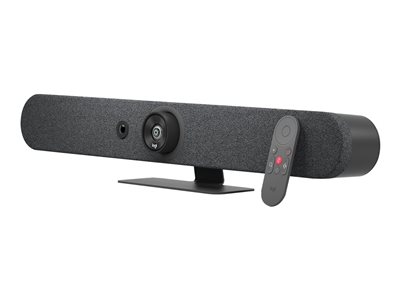 Logitech Bar Mini - Appareil de vidéoconférence - certifié Zoom, Certifié pour Microsoft Teams - graphite - power adapter included