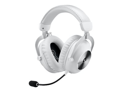 Logitech G Pro X 2 - Micro-casque - circum-aural - Bluetooth / LIGHTSPEED - sans fil, filaire - jack 3,5mm - isolation acoustique - blanc