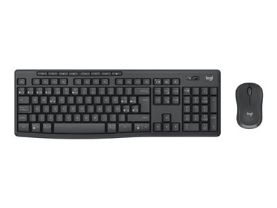 Logitech MK370 Combo for Business - Ensemble clavier et souris - sans fil - Bluetooth LE - QWERTZ - Allemand - graphite