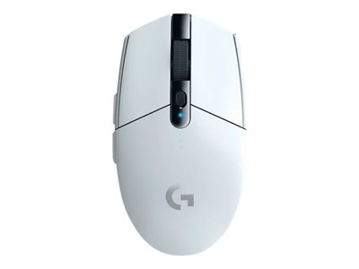 Logitech G G305 - Souris - optique - 6 boutons - sans fil - 2.4 GHz - récepteur sans fil USB - blanc