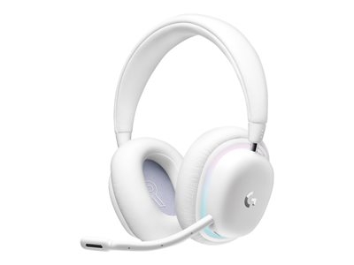Logitech G G735 - Micro-casque - circum-aural - Bluetooth / LIGHTSPEED - sans fil - jack 3,5mm - brume blanche