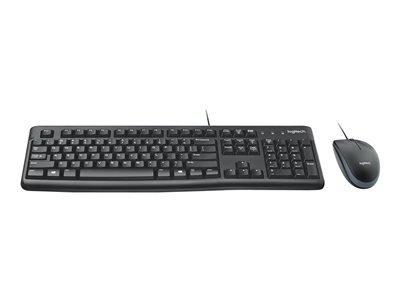 Logitech Desktop MK120 - Ensemble clavier et souris - USB - International US