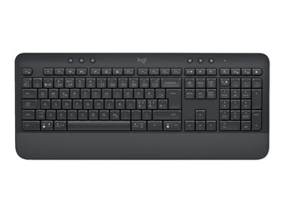 Logitech Signature K650 - Clavier - sans fil - Bluetooth LE - QWERTY - Nordique (Danois/Finnois/Norvégien/Suédois) - graphite