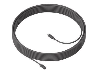 Logitech MeetUp - Rallonge de câble de microphone - 10 m - pour Logitech MICRO D'EXTENSION POUR MEETUP