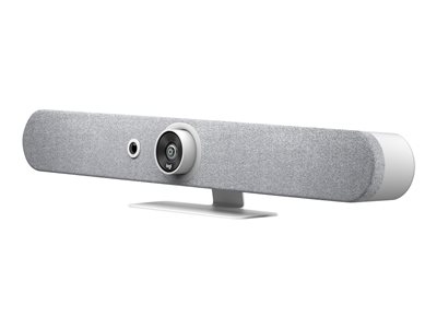 Logitech Bar Mini - Appareil de vidéoconférence - certifié Zoom, Certifié pour Microsoft Teams - blanc - power adapter included