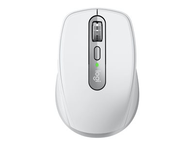 Logitech MX Anywhere 3S for Business - Souris - pour droitiers - optique - 6 boutons - sans fil - Bluetooth - récepteur USB Logitech Logi Bolt - gris pâle