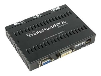 Matrox Graphics eXpansion Module TripleHead2Go - Digital Edition - convertisseur vidéo - DVI, VGA - DVI