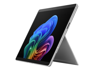 Microsoft Surface Pro for Business - 12th Edition - Copilot+ PC - tablette - Intel Core Ultra 7 - 366H / jusqu'à 4.8 GHz - Win 11 Pro - Intel Graphics - 16 Go RAM - 256 Go SSD - 13" OLED écran tactile 2880 x 1920 @ 120 Hz - Wi-Fi 7, Bluetooth - 5G LTE, NR - platine