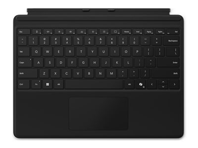 Microsoft Clavier Signature pour Surface Pro - Clavier - avec pavé tactile - rétroéclairé - QWERTY - Anglais - noir - pour Microsoft Surface Pro 8, Pro 8 for Business, Pro 9, Pro 9 for Business, Pro 10 for Business, Pro (11th Edition), Pro for Business (11th Edition)