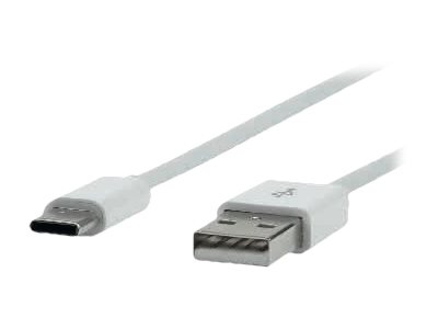 Mobilis - Câble USB - USB-C (M) pour USB (M) - USB 2.0 - 95 cm - blanc