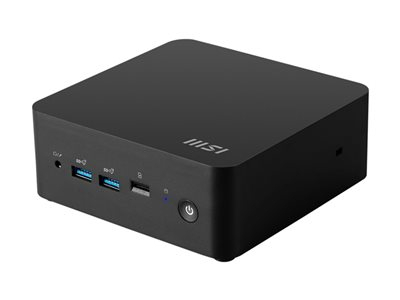 MSI Cubi NUC 1MG 263EU - Mini PC Core 5 120U / jusqu'à 5 GHz - RAM 16 Go - SSD 512 Go - NVMe - Intel Graphics - IEEE 802.11ax (Wi-Fi 6E), Bluetooth 5.3 - Win 11 Pro - moniteur : aucun - noir