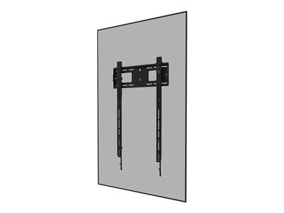 Neomounts LEVEL-750 - Kit de montage - pour TV - robuste - verrouillable - acier - noir - Taille d'écran : 50"-98" - montable sur mur