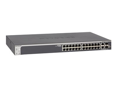 NETGEAR Smart S3300-28X - V3 - commutateur - L3 Lite - intelligent - 24 x 10/100/1000 + 2 x 10Gb Ethernet + 2 x Ethernet 10 Go SFP+ - de bureau, Montable sur rack
