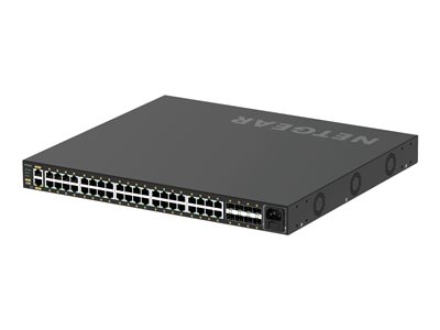 NETGEAR M4250-40G8F-PoE+ - Commutateur - C3 - Géré - 40 x 10/100/1000 (PoE+) + 8 x 1000Base-X SFP - flux d'air côte à côte - Montable sur rack - PoE+ (480 W)