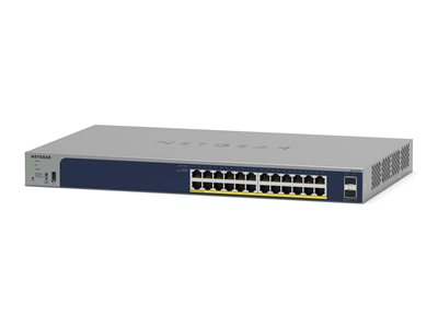 NETGEAR Smart GS728TPP - Commutateur - L3 Lite - intelligent - 24 x 10/100/1000 (PoE+) + 4 x SFP - Montable sur rack - PoE+ (720 W)