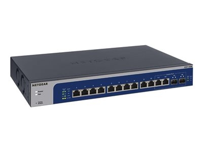NETGEAR Plus XS512EM - Commutateur - intelligent - 10 x 100/1000/2.5G/5G/10GBase-T + 2 x combo 10 gigabits SFP+ - de bureau, Montable sur rack