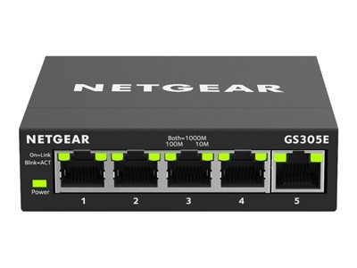 NETGEAR Plus GS305E - Commutateur - intelligent - 5 x 10/100/1000