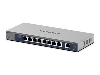 NETGEAR GS108MX - Commutateur - non géré - 8 x 10/100/1000 + 1 x 10Gb Ethernet - de bureau, fixation murale - pour NETGEAR AGM731F; ProSafe AGM731F, AGM732F, AGM734, AXM761, AXM762, AXM764