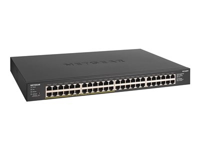 NETGEAR GS348PP - Commutateur - non géré - 48 x 10/100/1000 (24 PoE+) - de bureau, Montable sur rack - PoE+ (380 W)
