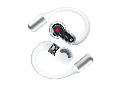 Nothing Ear (open) - Écouteurs sans fil avec micro - oreille dégagée - Bluetooth - Suppresseur de bruit actif - blanc